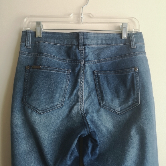 Petite Celebrity Pink Mid-Rise Jeans w/ Zippers - Picture 5 of 11